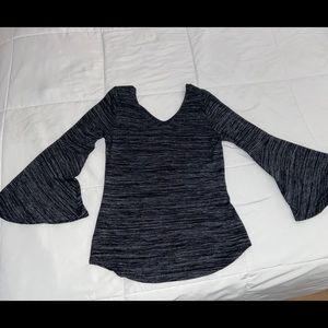 Loft Belled Sleeve Top